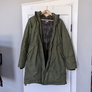 North Face Parka Size M forest/olive green
